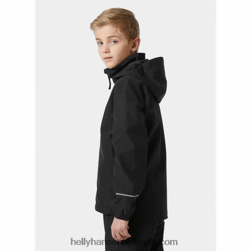 деца юношеско водоустойчиво яке Juell 80V22D2565 прасковено ехо/дълбок фиорд Helly-Hansen