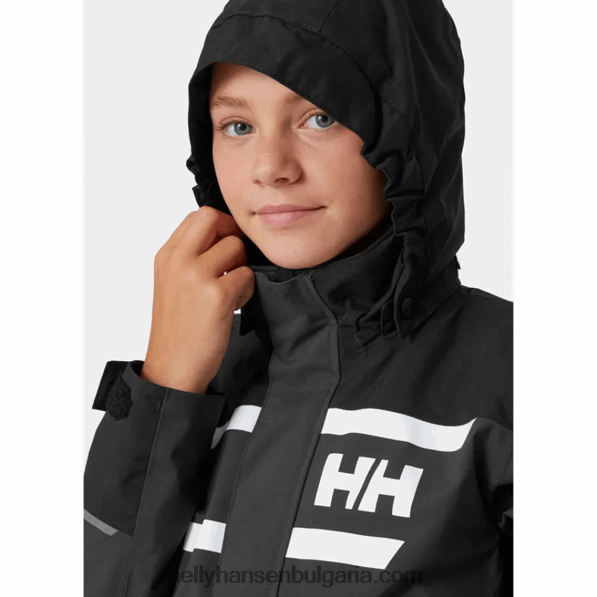 деца яке за ветроходство Salt Port 2.0 за юноши 80V22D2559 ярко синьо/бяло Helly-Hansen