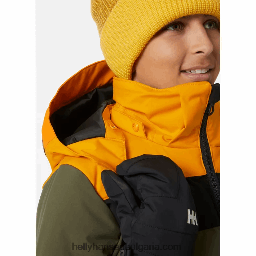 деца яке за ски cyclone за юноши 80V22D2753 аметист/дълбок фиорд Helly-Hansen