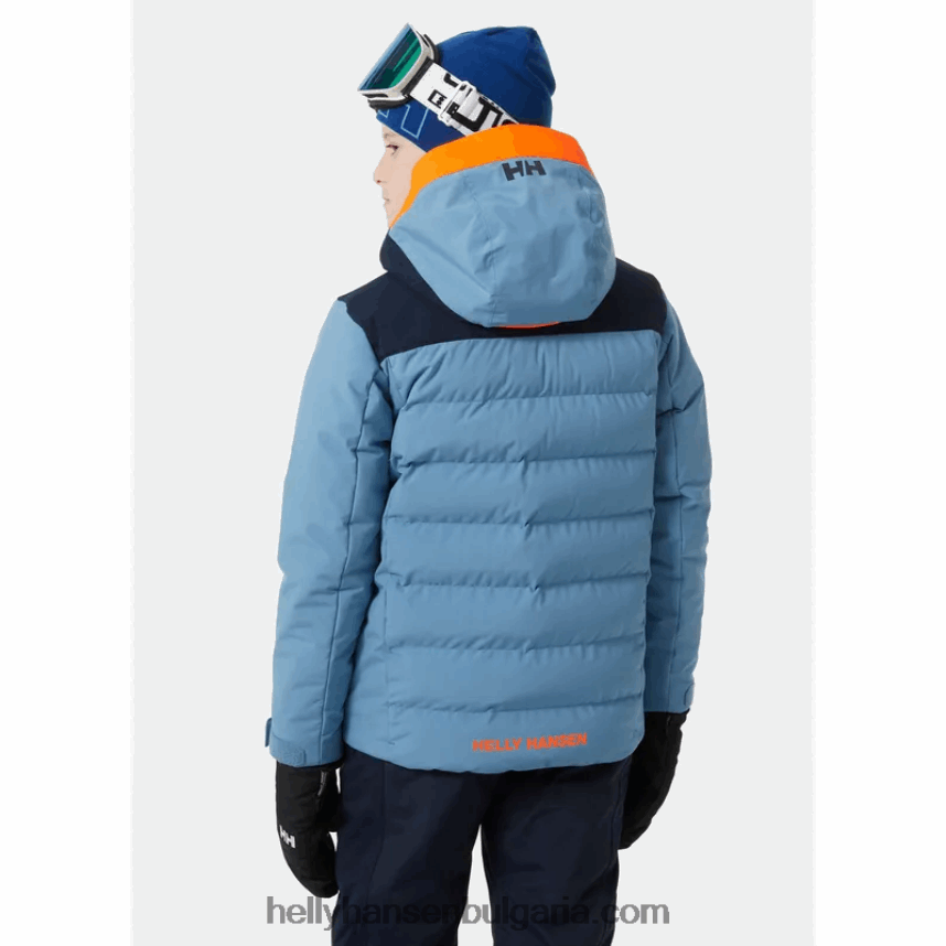 деца яке за ски cyclone за юноши 80V22D2755 полезност gre/darkest spr Helly-Hansen