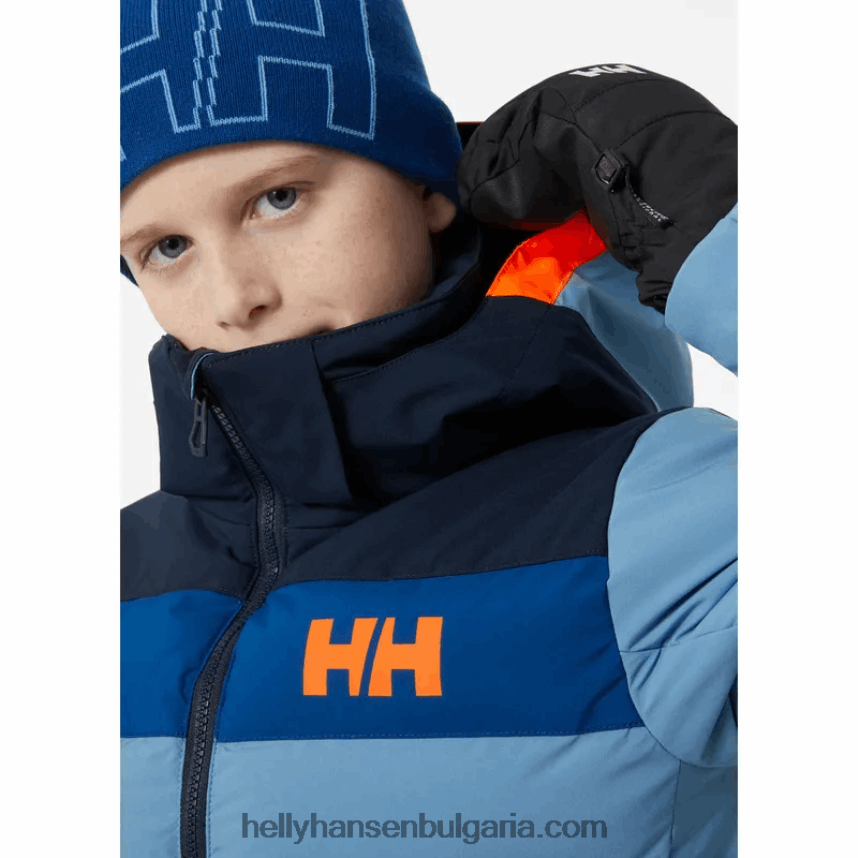 деца яке за ски cyclone за юноши 80V22D2755 полезност gre/darkest spr Helly-Hansen