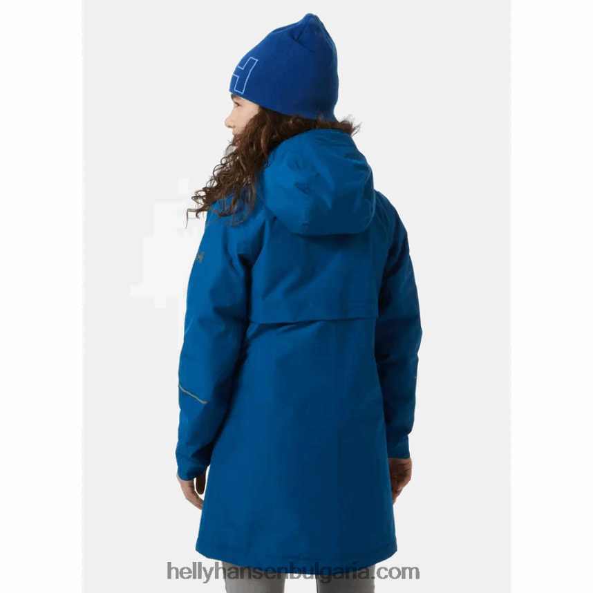 деца юношески изолиран дъждобран lisburn 80V22D2752 аметист Helly-Hansen