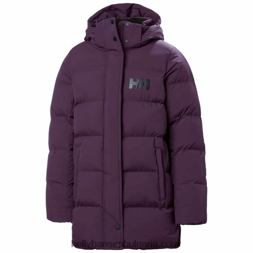 деца зимна парка luca puffy за юноши 80V22D2400 дълбок фиорд Helly-Hansen