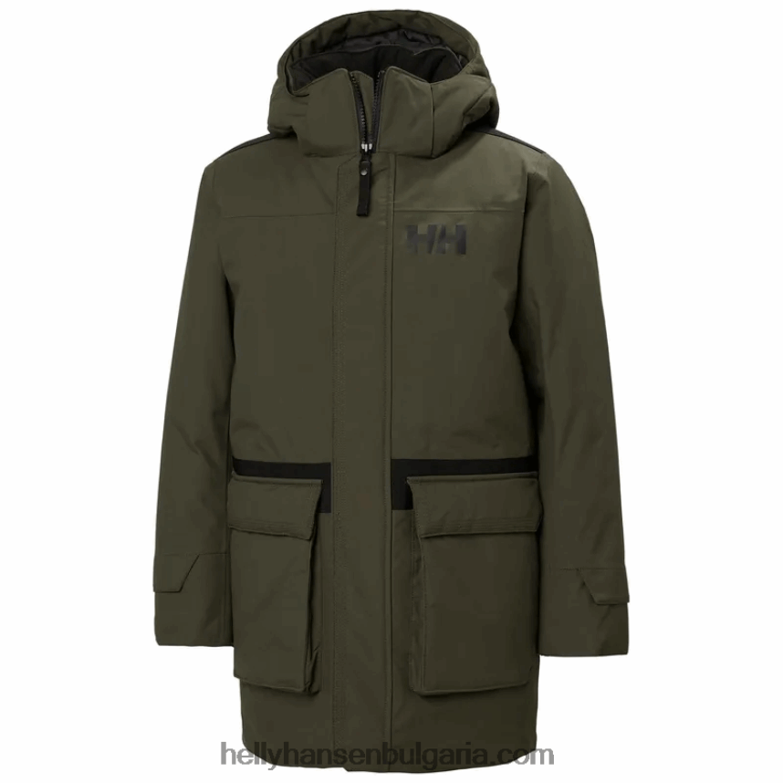 деца юношеска зимна парка oliver 80V22D2434 черен Helly-Hansen