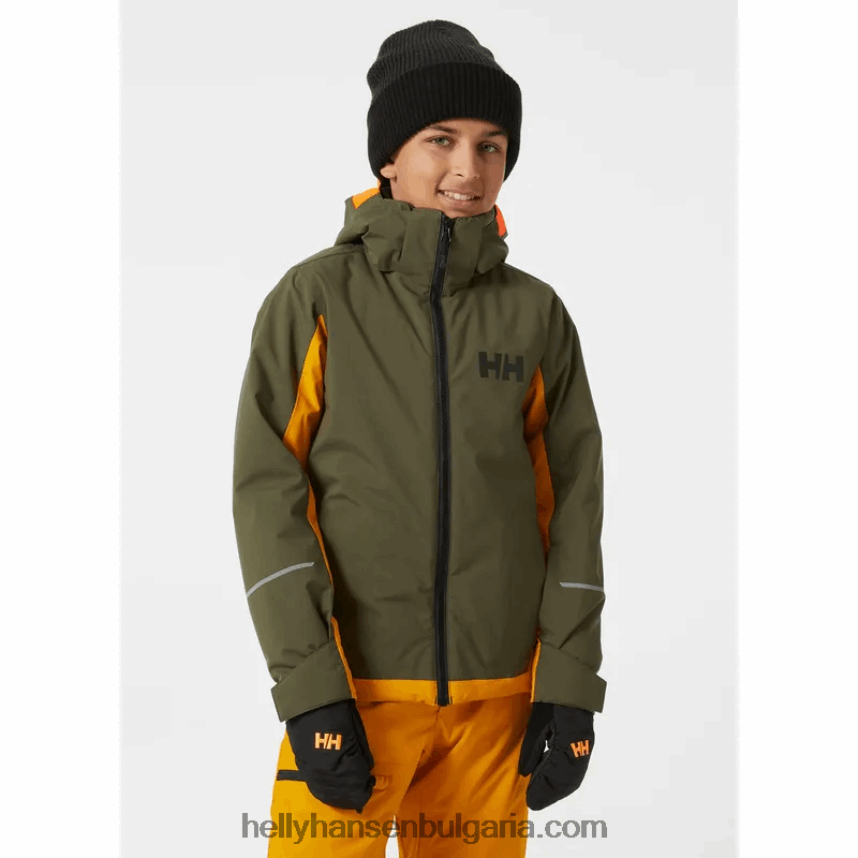 деца ски яке за младежи quest 80V22D2397 малахит Helly-Hansen