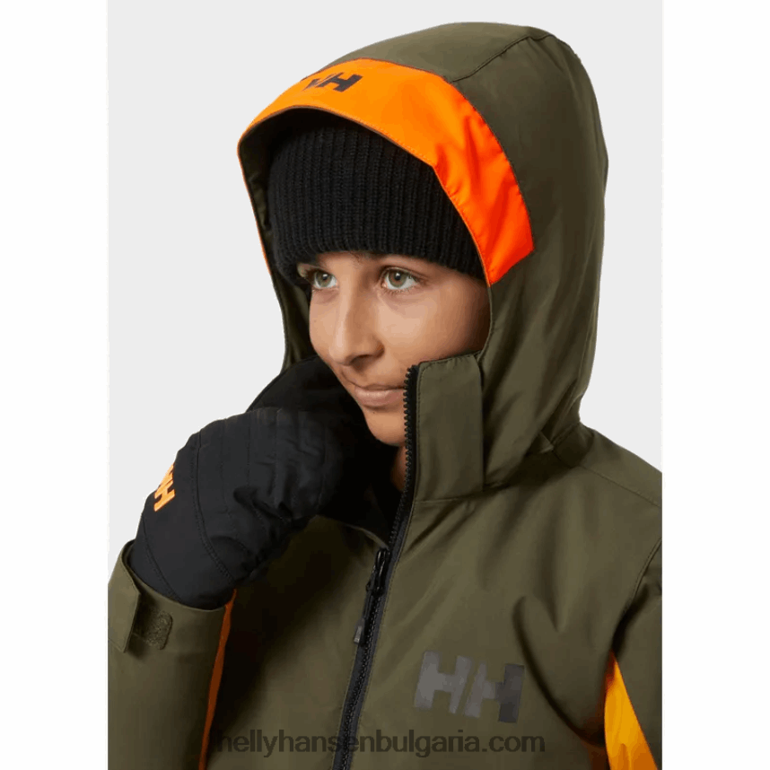 деца ски яке за младежи quest 80V22D2397 малахит Helly-Hansen