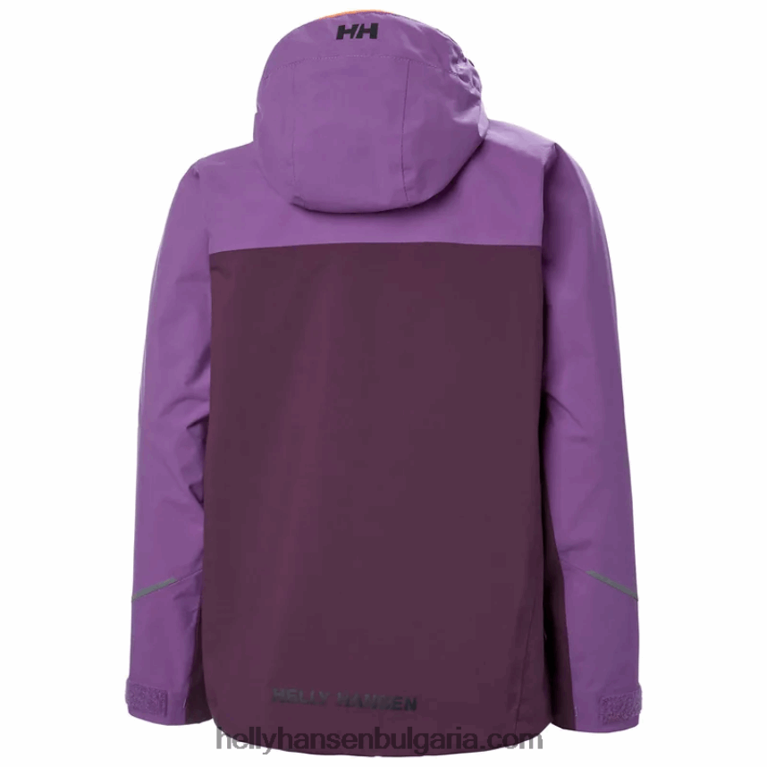 деца юношеско яке sogndal 80V22D2423 теракота Helly-Hansen