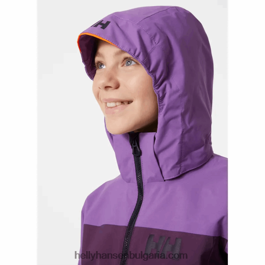 деца юношеско яке sogndal 80V22D2423 теракота Helly-Hansen