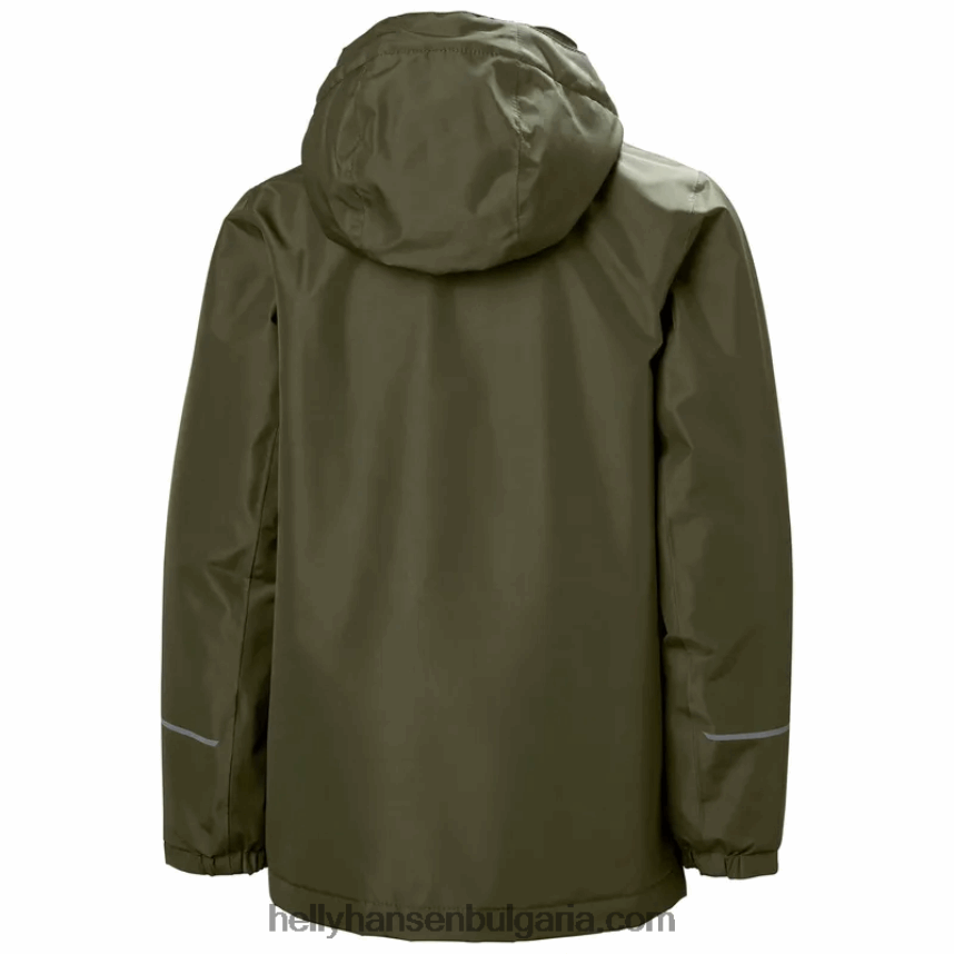 деца изолирано яке за дъжд vika за юноши 80V22D2770 черно/морско синьо Helly-Hansen