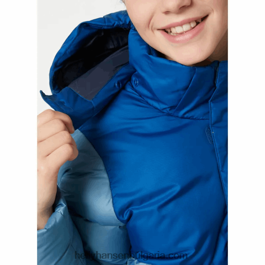 деца пухкаво яке за юноши vision 80V22D2761 малахит/морошка Helly-Hansen