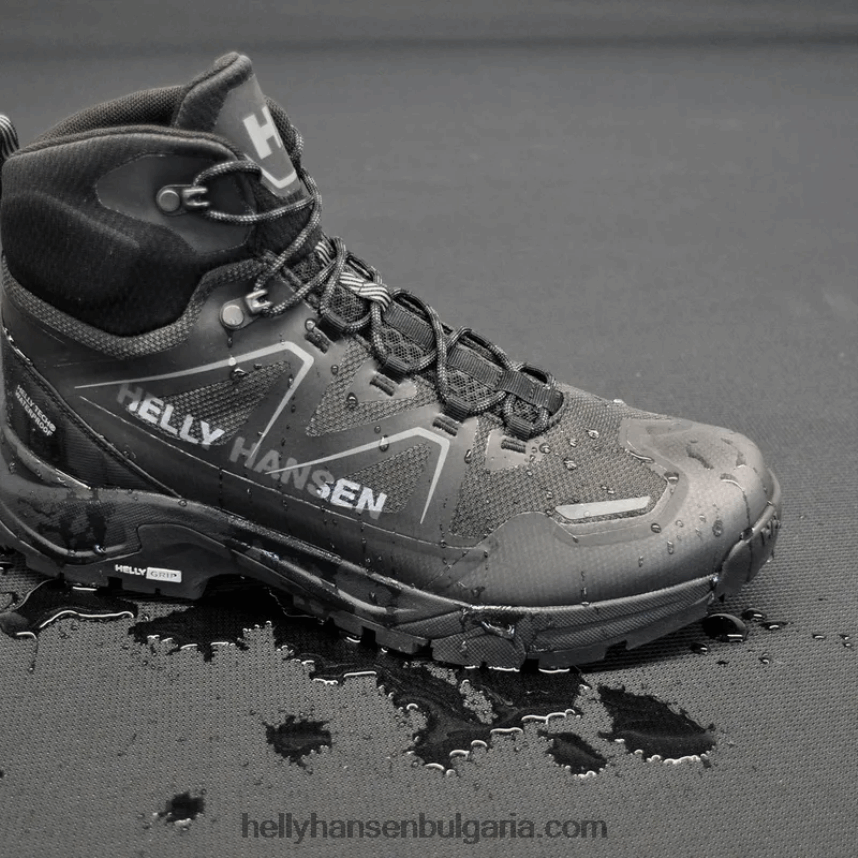 мъже мъжки средно високи туристически обувки cascade 80V22D1131 най-тъмен spr Helly-Hansen
