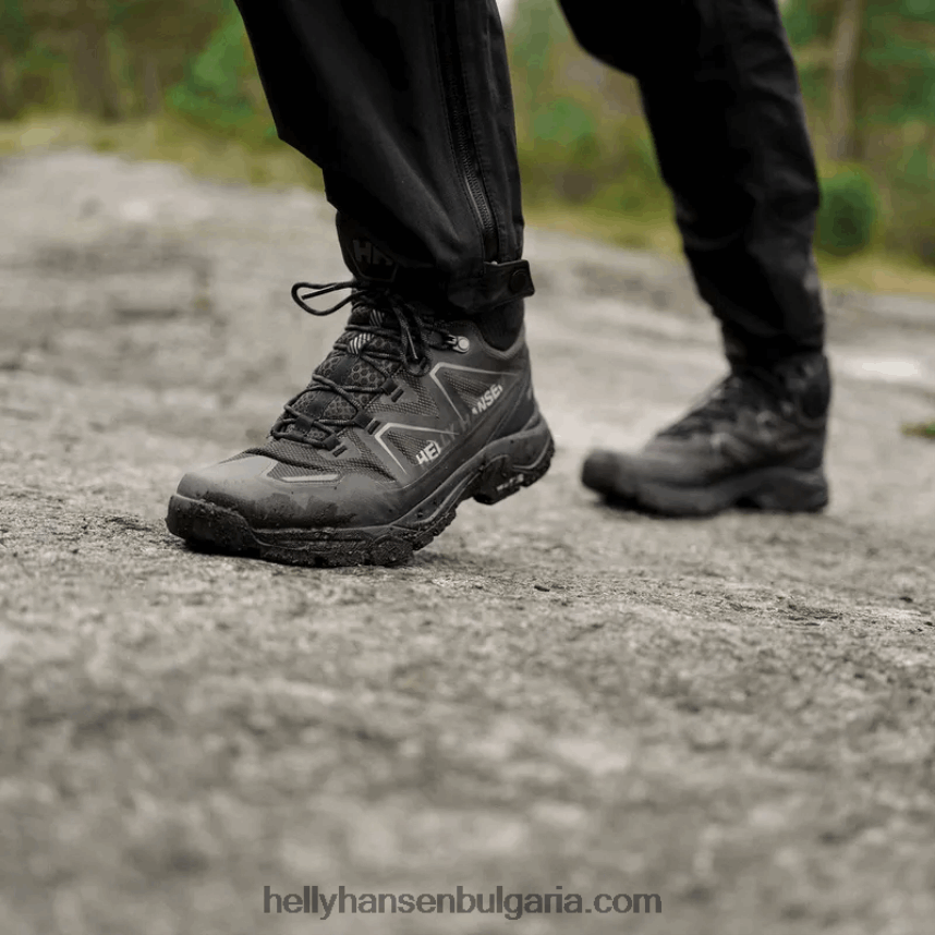 мъже мъжки средно високи туристически обувки cascade 80V22D1131 най-тъмен spr Helly-Hansen