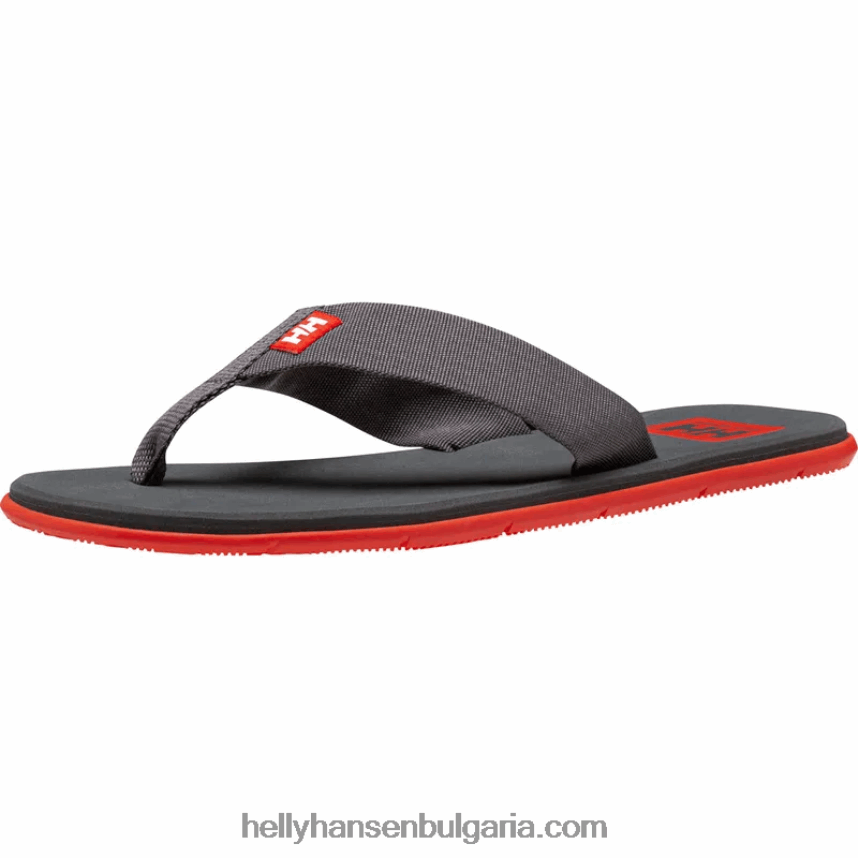 мъже мъжки сандали с лого 80V22D1208 черно/ebo Helly-Hansen