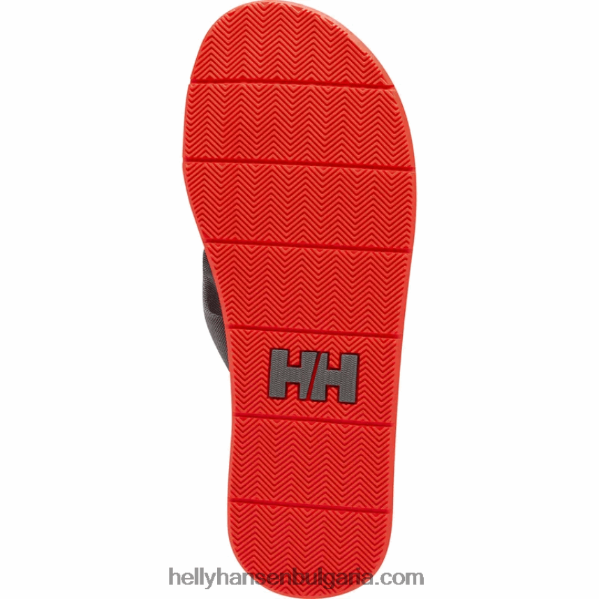 мъже мъжки сандали с лого 80V22D1208 черно/ebo Helly-Hansen