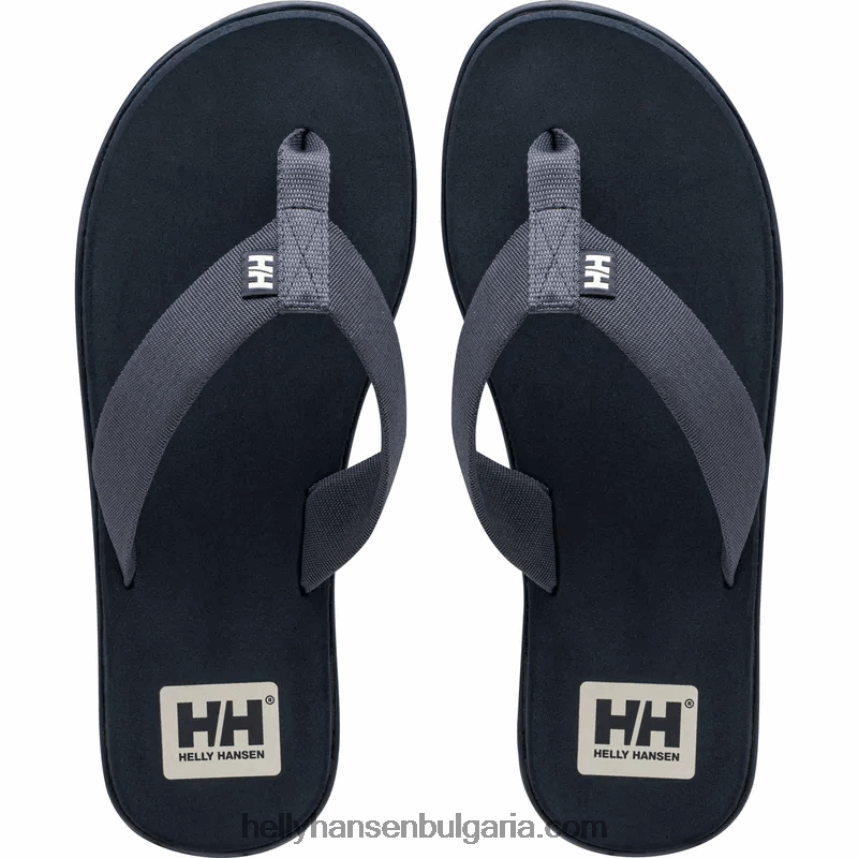 мъже мъжки сандали с лого 80V22D1209 абанос/че Helly-Hansen