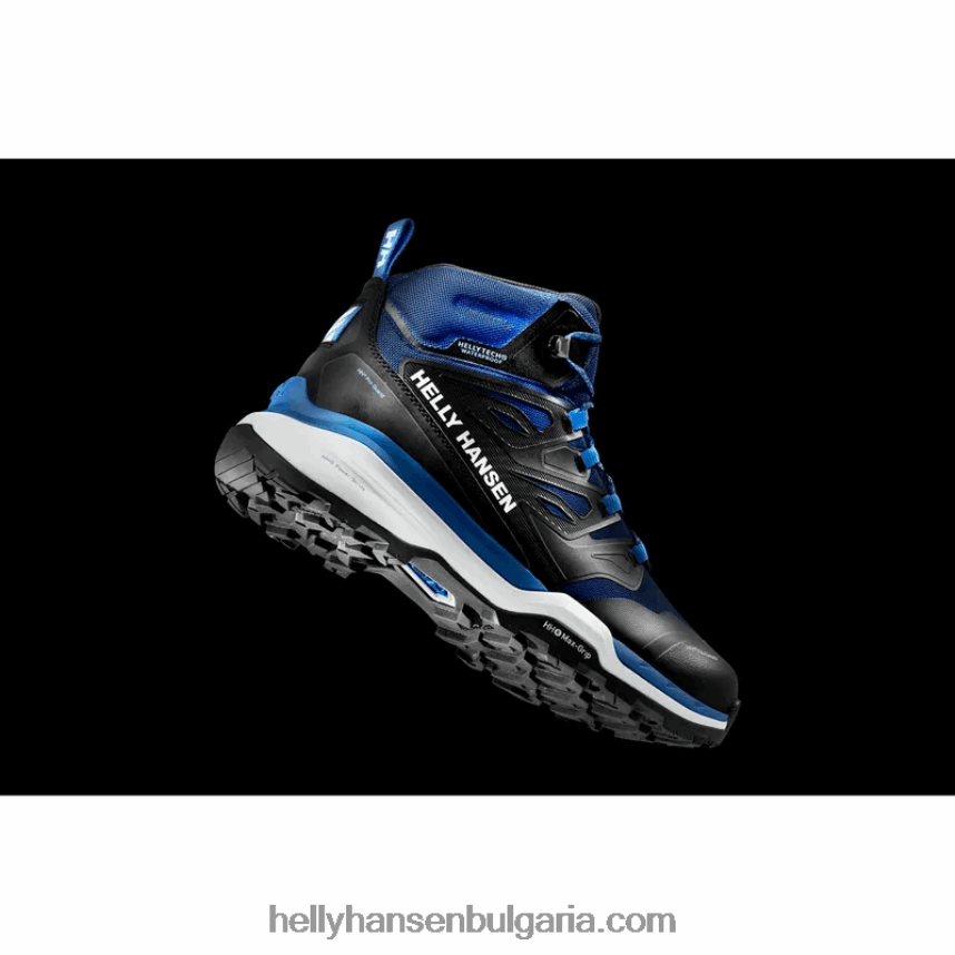 мъже мъжки туристически обувки траверс 80V22D1126 черно/червено Helly-Hansen