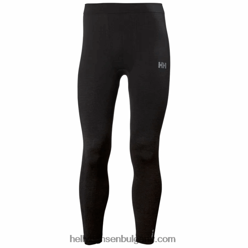 мъже мъжки h1 pro lifa безшевни панталони с основен слой 80V22D1053 черен Helly-Hansen