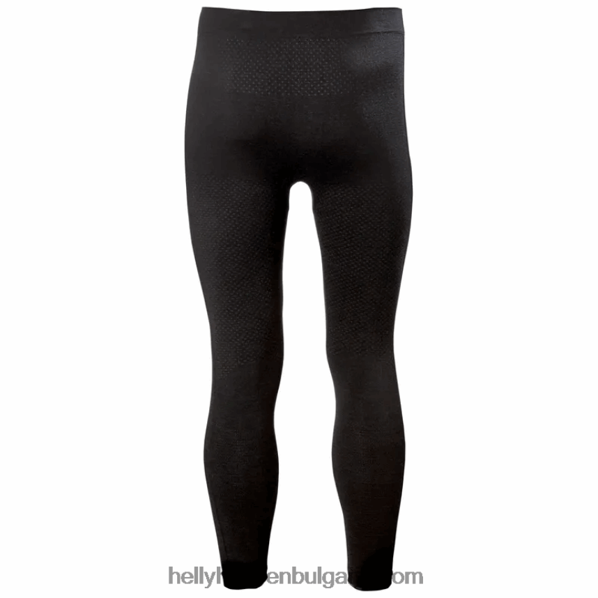 мъже мъжки h1 pro lifa безшевни панталони с основен слой 80V22D1053 черен Helly-Hansen