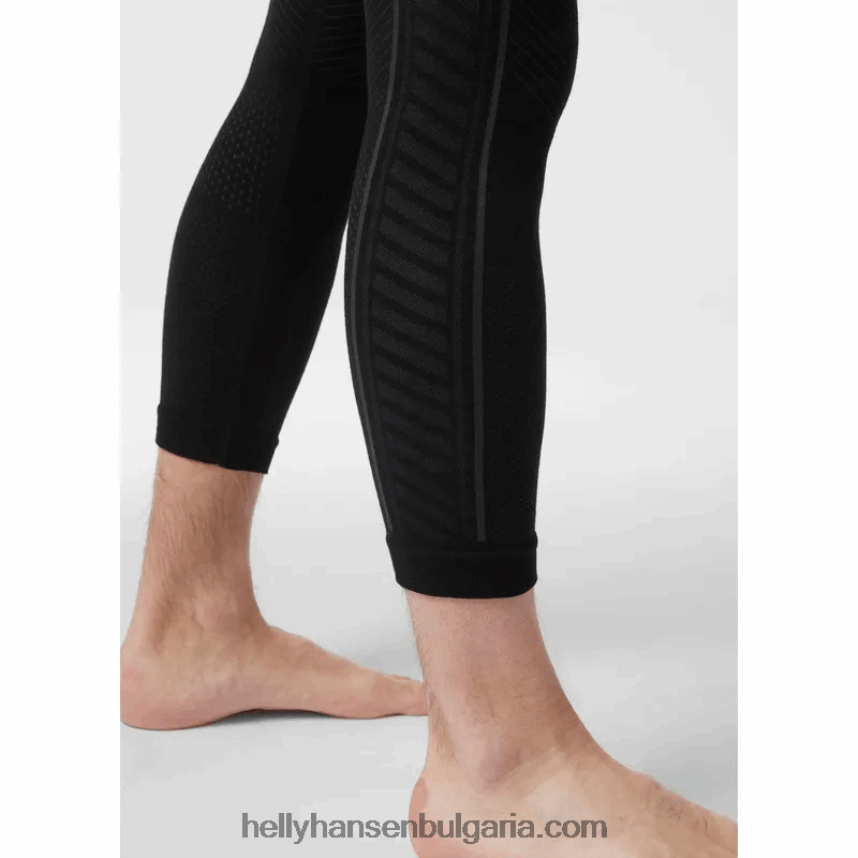 мъже унисекс h1 pro lifa безшевни мериносови ски панталони 80V22D1062 черен Helly-Hansen