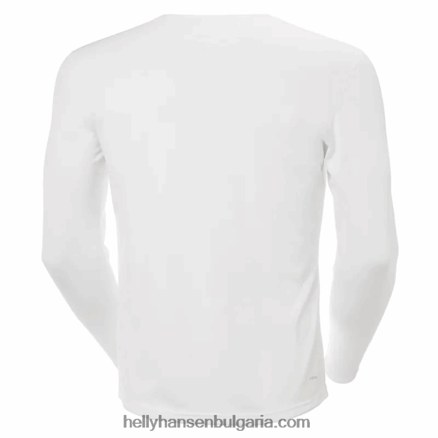 мъже мъжка тениска hh crew с дълъг ръкав 80V22D1028 светло сив Helly-Hansen