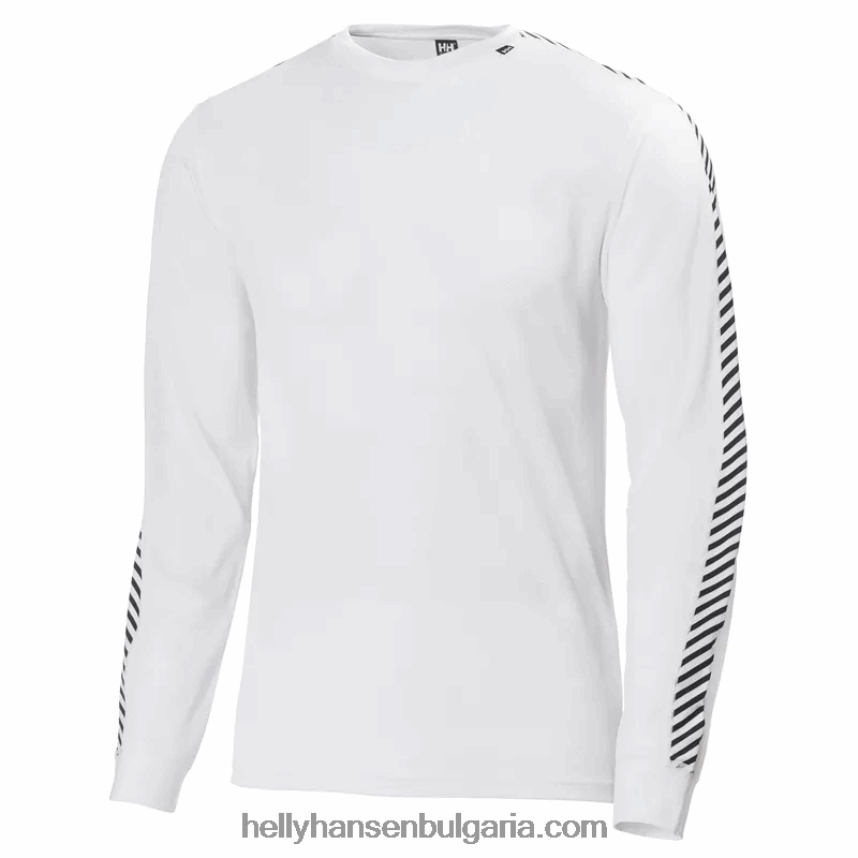 мъже мъжки hh lifa райе с дълъг ръкав основен слой на екипажа 80V22D1046 черен Helly-Hansen