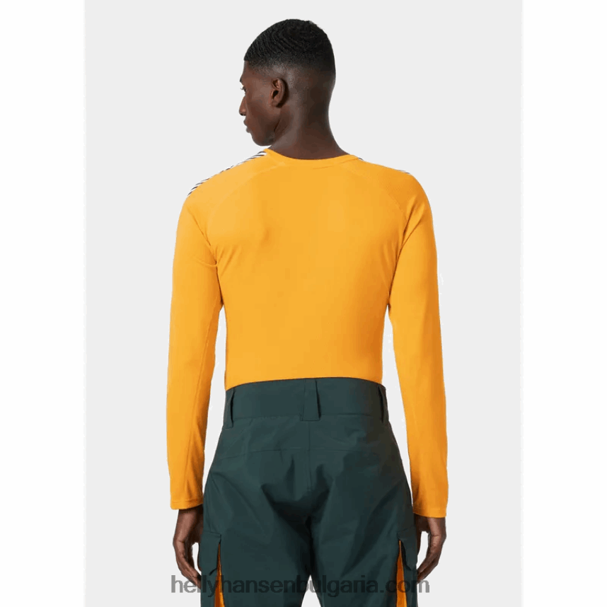 мъже Мъжки базов слой на екипажа с активна ивица lifa 80V22D1036 военноморски флот Helly-Hansen