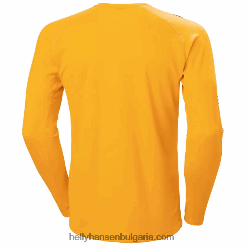 мъже Мъжки базов слой на екипажа с активна ивица lifa 80V22D1036 военноморски флот Helly-Hansen