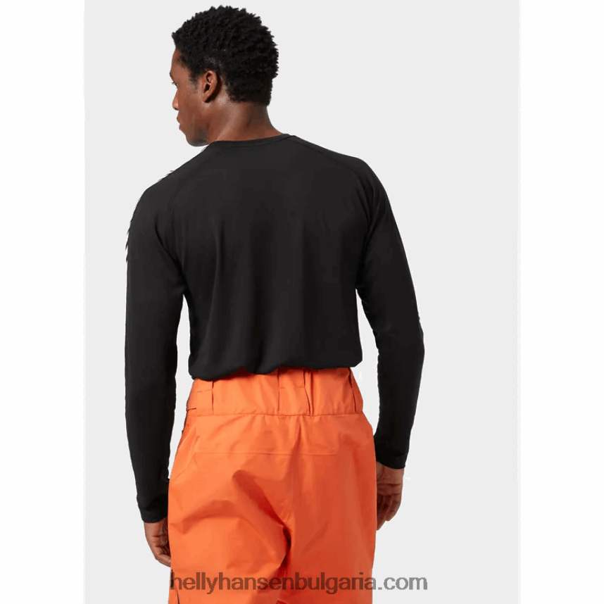 мъже Мъжки базов слой на екипажа с активна ивица lifa 80V22D1038 червен Helly-Hansen
