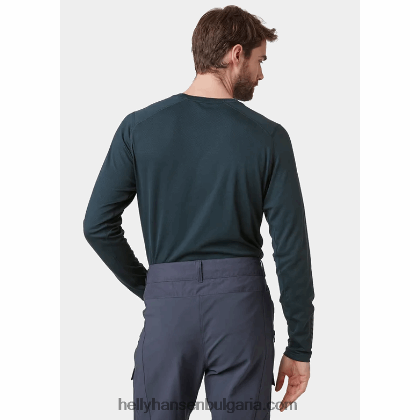 мъже активен базов слой на екипажа lifa 80V22D1043 черен Helly-Hansen