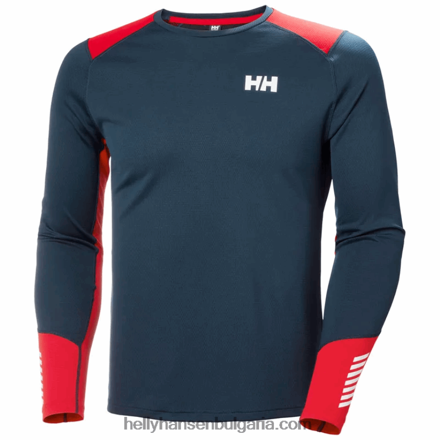 мъже активен базов слой на екипажа lifa 80V22D1044 военноморски флот Helly-Hansen