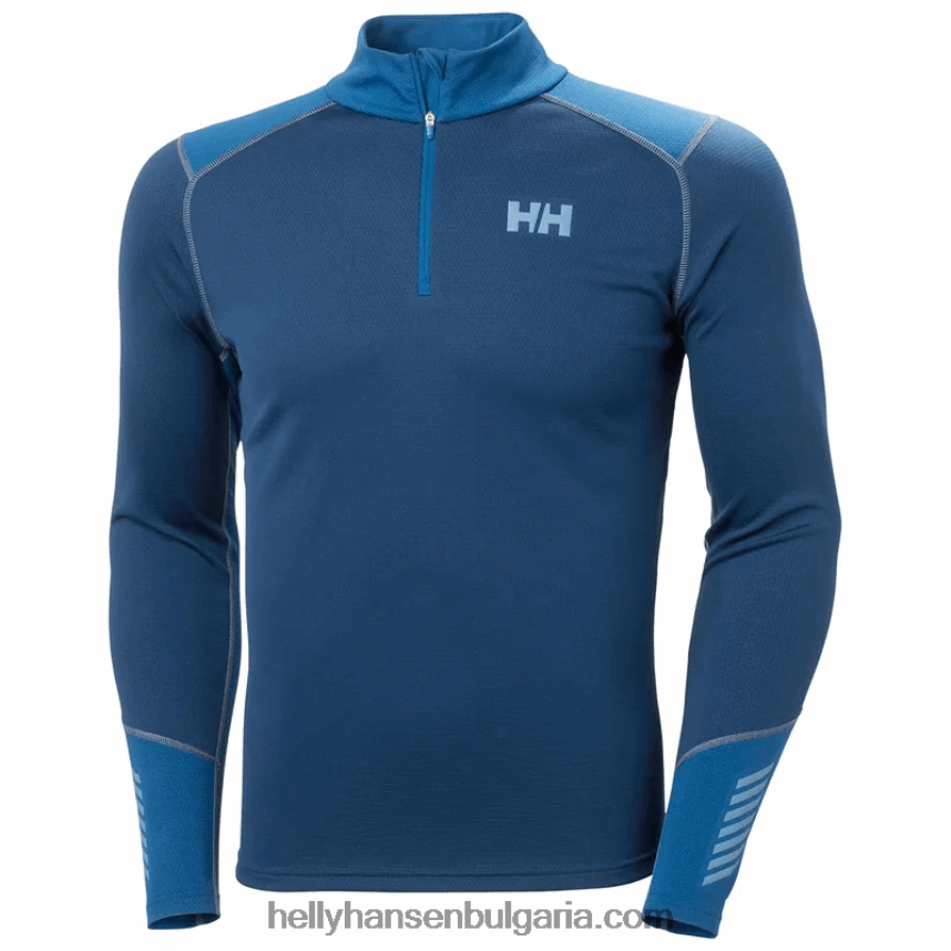 мъже lifa активен основен слой с половин цип 80V22D1048 военноморски флот Helly-Hansen