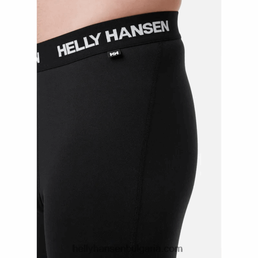мъже мъжки панталони lifa max базов слой 80V22D1051 черен Helly-Hansen