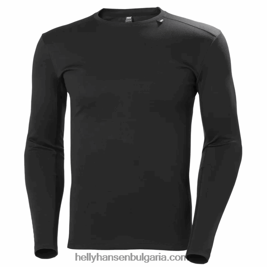 мъже мъжки базов слой lifa max crew 80V22D1052 черен Helly-Hansen