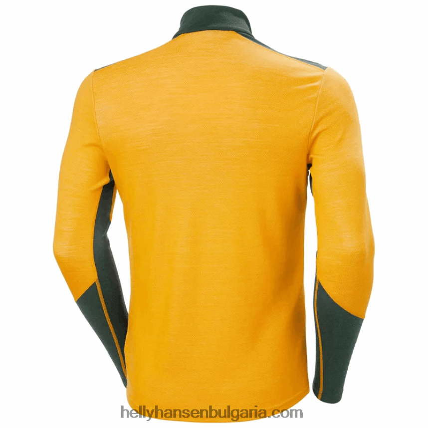 мъже мъжки лифа мериносов среден слой с половин цип основен слой 80V22D1083 военноморски флот Helly-Hansen