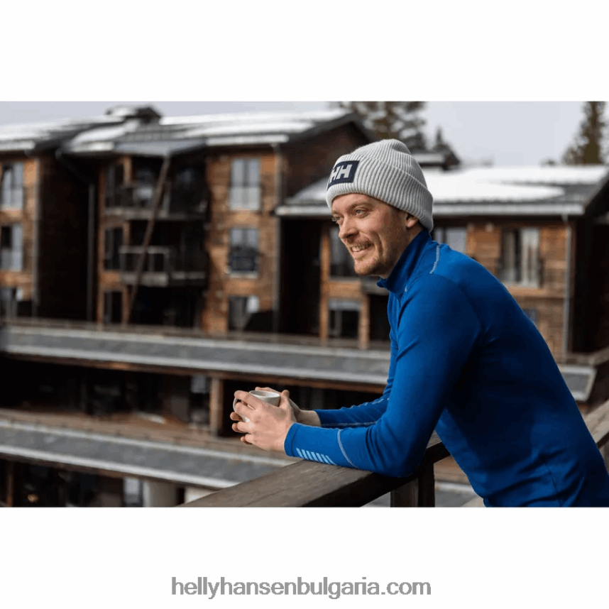 мъже мъжки лифа мериносов среден слой с половин цип основен слой 80V22D1084 морошка Helly-Hansen