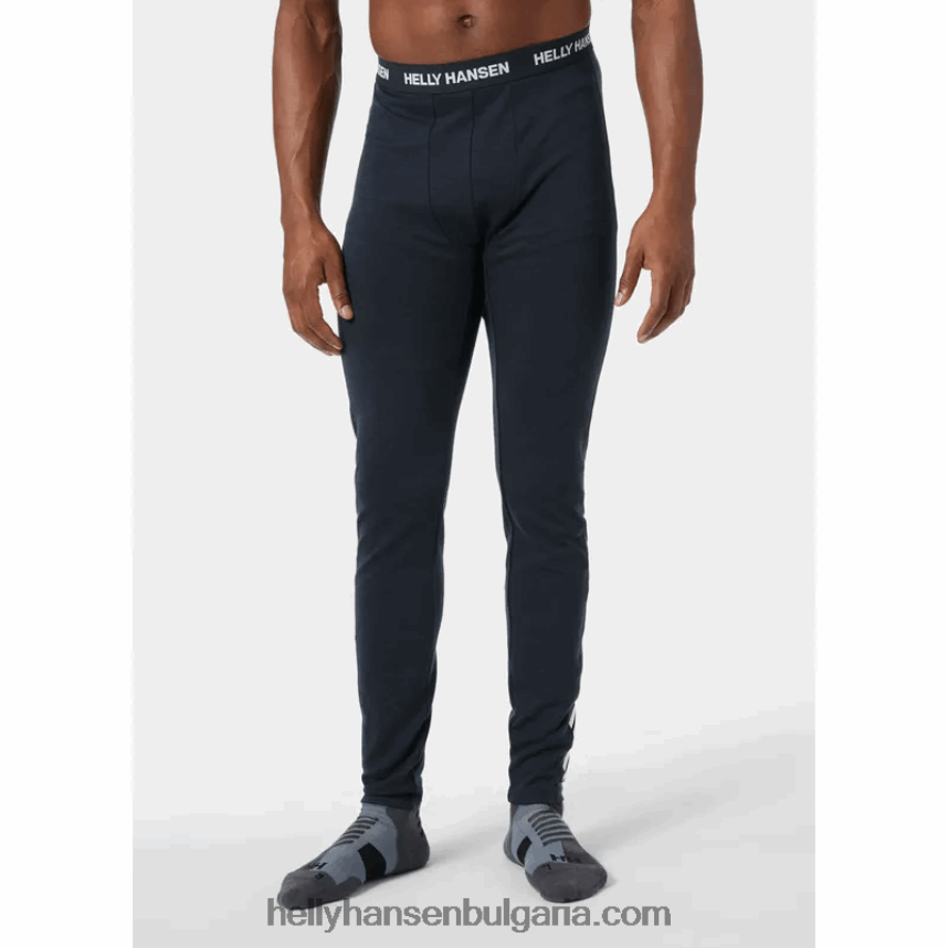 мъже мъжки мериносови олекотени панталони lifa 80V22D1080 черен Helly-Hansen