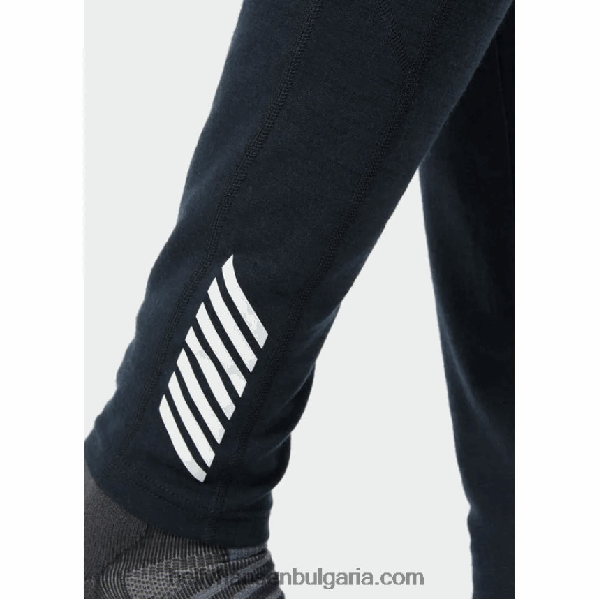 мъже мъжки мериносови олекотени панталони lifa 80V22D1080 черен Helly-Hansen