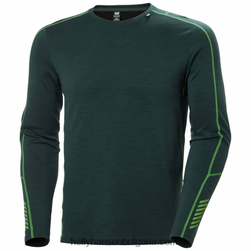 мъже мъжки маратонки lifa merino lightweight crew 2-в-1 основен слой 80V22D1081 военноморски флот Helly-Hansen