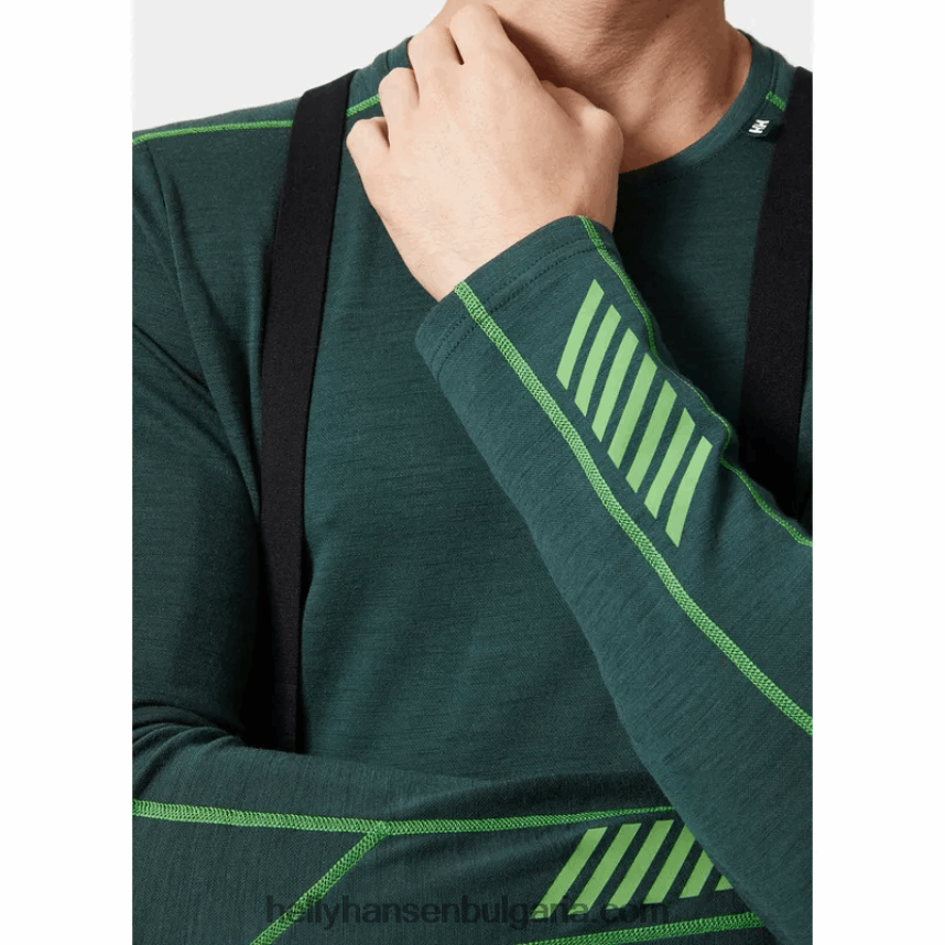 мъже мъжки маратонки lifa merino lightweight crew 2-в-1 основен слой 80V22D1081 военноморски флот Helly-Hansen