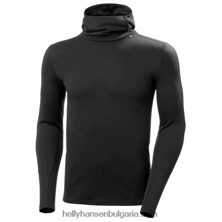 мъже мъжка качулка с основен слой lifa merino midweight 2-in-1 80V22D1089 най-тъмен spr Helly-Hansen