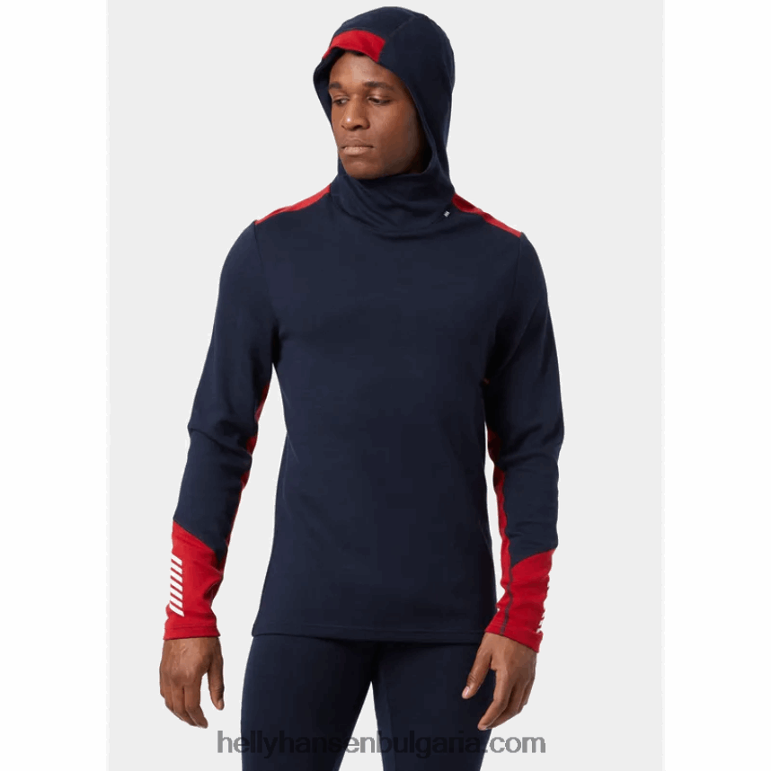 мъже мъжка качулка с основен слой lifa merino midweight 2-in-1 80V22D1090 черен Helly-Hansen