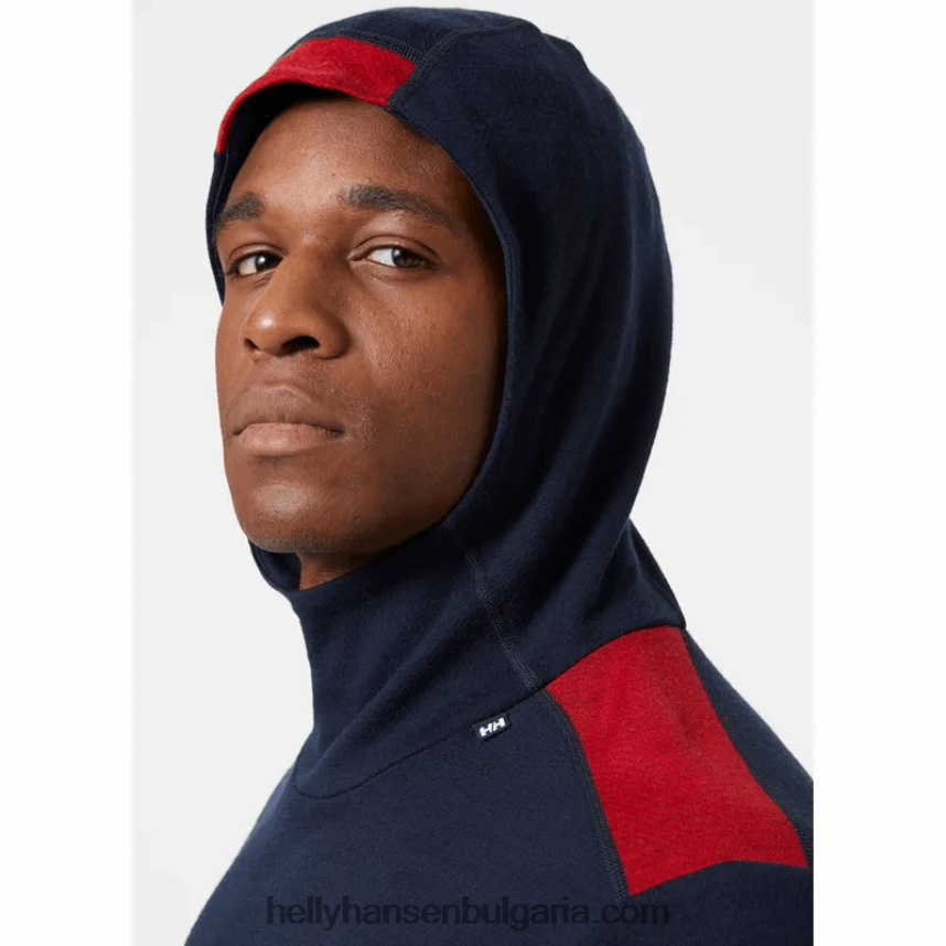 мъже мъжка качулка с основен слой lifa merino midweight 2-in-1 80V22D1090 черен Helly-Hansen