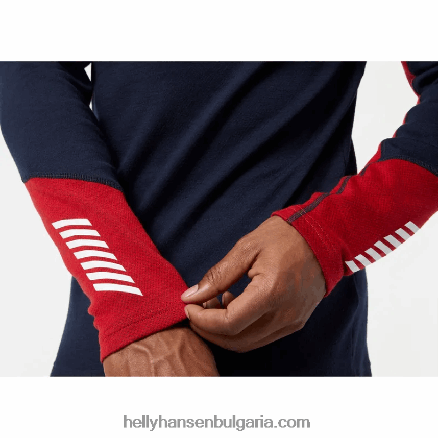 мъже мъжка качулка с основен слой lifa merino midweight 2-in-1 80V22D1090 черен Helly-Hansen