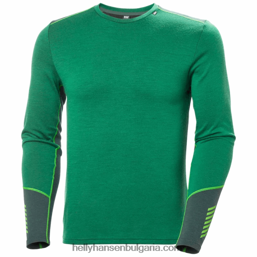 мъже Мъжки базов слой lifa merino midweight crew 80V22D1070 черен Helly-Hansen