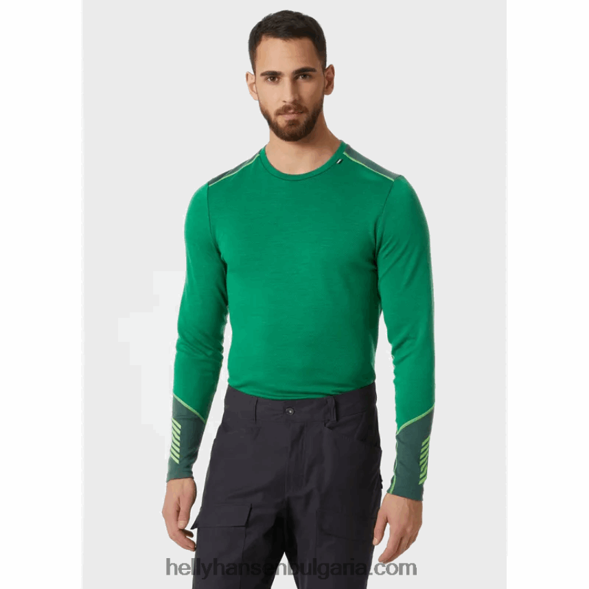 мъже Мъжки базов слой lifa merino midweight crew 80V22D1070 черен Helly-Hansen