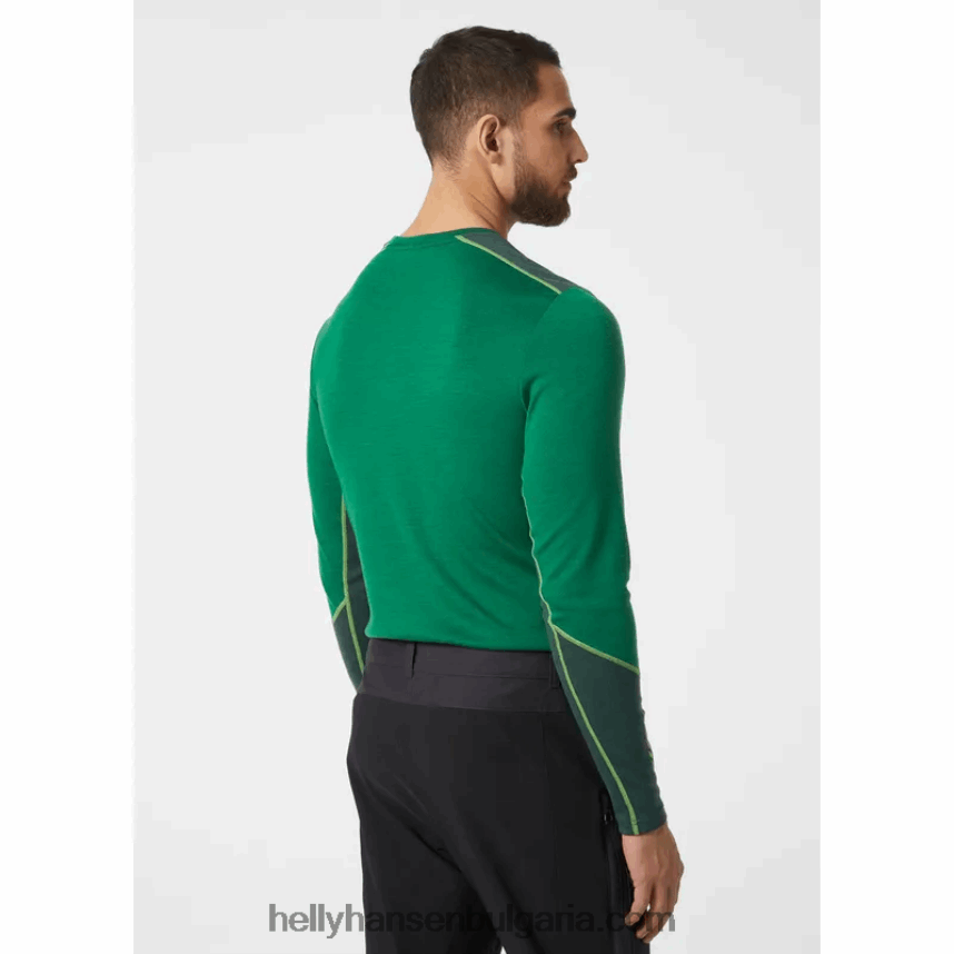 мъже Мъжки базов слой lifa merino midweight crew 80V22D1070 черен Helly-Hansen