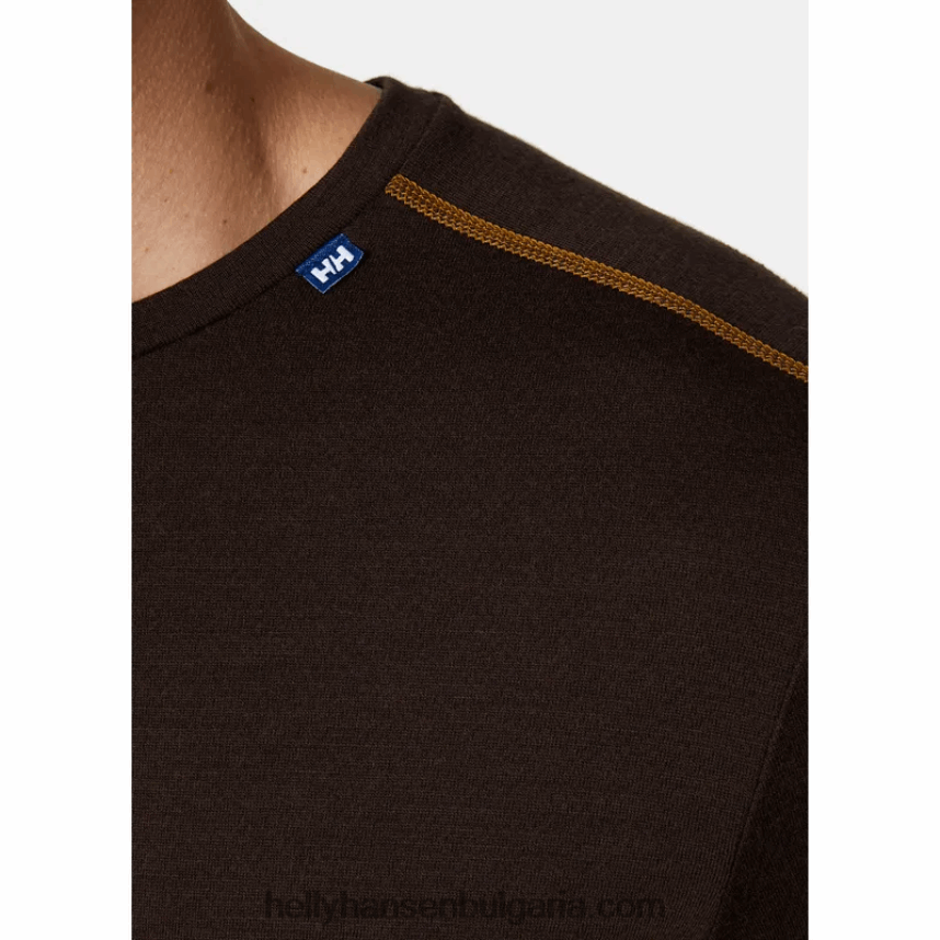 мъже Мъжки базов слой lifa merino midweight crew 80V22D1071 малахит Helly-Hansen