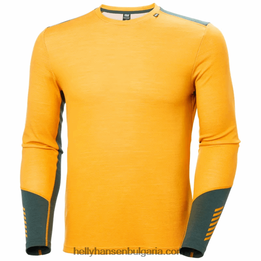 мъже Мъжки базов слой lifa merino midweight crew 80V22D1072 троен espr Helly-Hansen