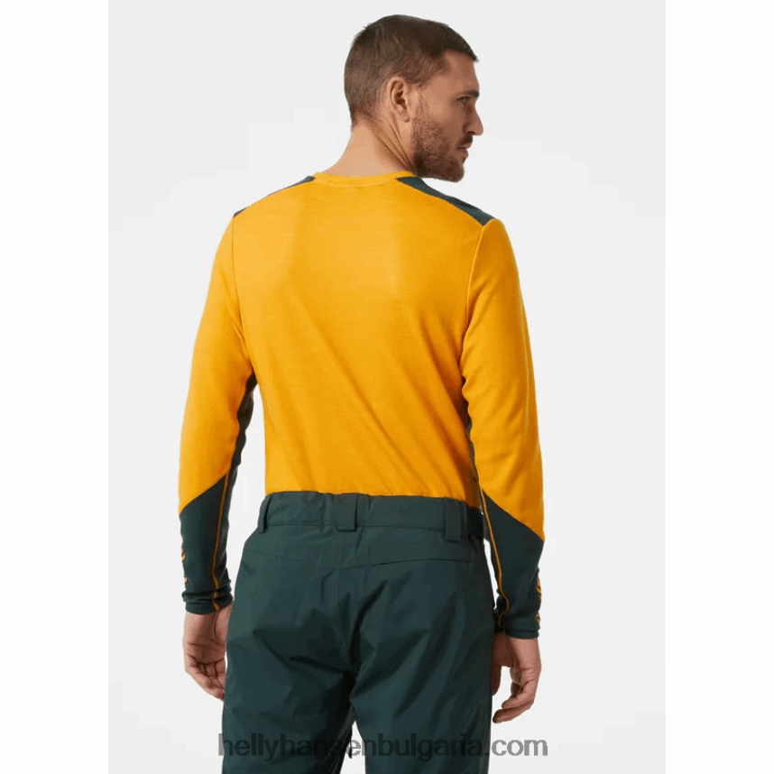 мъже Мъжки базов слой lifa merino midweight crew 80V22D1072 троен espr Helly-Hansen