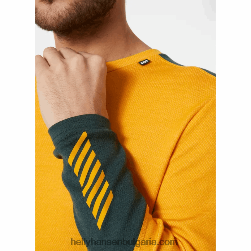 мъже Мъжки базов слой lifa merino midweight crew 80V22D1072 троен espr Helly-Hansen